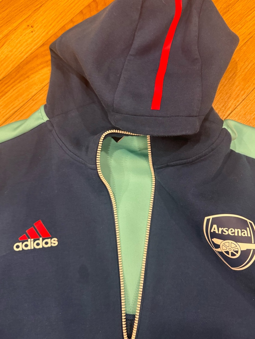 Adidas Navy Arsenal Full-Zip Jacket - Picture 2 of 3